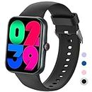 Smart Watch for Kids, 1.84" Full Touch Screen Sports Fitness Tracker Kids Watch with Bluetooth Call, 100 Sports Modes, Pedometer, Alarm, Stopwatch, Sports Watch for Boys Girls