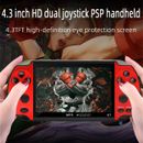 X7 handheld game console 4.3 inch tft hd screen portable retro game player built