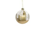 Gisela Graham oro scena londinese vetro albero di Natale edificabile bella decorazione