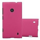 Cadorabo Case Works with Nokia Lumia 520 in Frosty Pink - Shockproof and Scratch Resistent Plastic Hard Cover - Ultra Slim Protective Shell Bumper Back Skin