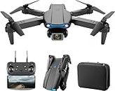 Drone with 1080P Dual HD Camera - 2024 Upgradded RC Quadcopter for Adults and Kids, WiFi FPV RC Drone for Beginners Live Video HD Wide Angle RC Aircraft, Trajectory Flight, Auto Hover, 2 Batteries ,Carrying Case.