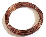 Glopro 10Mtr Copper Wire 14 Gauge /2mm enameled for Electrical use Science Projects and Bonsai Training