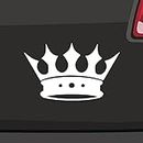 Corona King Colla – 6 misure – Adesivi Queen Crown King Principe – Regalo in 6 misure e 21 colori