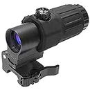 G33 Magnifier, with Flip Adjustment for Holographic Sights,with Lens Cloth (Black)