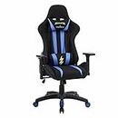 INTERCEPTOR Gaming Chair Diablo Series - Mesh Fabric | Ergonomic Design with Premium Fabric, Adjustable Neck & Lumbar Pillow, 3D Adjustable Armrests - Blue