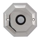 Vicenza Designs Archimedes Push Button in Gray | 0.5 H x 2.75 W x 2.75 D in | Wayfair D4011-PS
