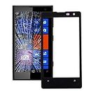 JIANGNIAU Replacement Front Screen Outer Glass Lens for Nokia Lumia 1020(Black) (Color : Black)