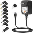 15W Universal AC Adapter Charger Supply 3-12V for Duralast Power Station 1200 