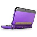 TNP Case Compatible with [ New Nintendo 3DS XL LL 2015 ], Purple - Plastic + Aluminum Full Body Protective Snap-on Hard Shell Skin Case Cover New Modified Hinge-Less Design