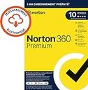 Norton 360 Premium 2024 |10 Appareils | 1 An d'Abonnement | Secure VPN - Password Manager - Dark web monitoring| PC/Mac/iOS/Android - Téléchargement