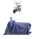 ROMEIZ - Two Wheeler Bike-Scooty Body Cover for Avera Retrosa BS6 with 100% Water-Resistant and Dust Proof Premium 190T Fabric_Royal Blue & Navy