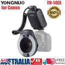 YONGNUO YN-14EX Macro Ring Speedlite Flash LED Light + Adapter Rings for Canon