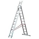 TB Davies 1300–310 Combination Ladder, 3.14m, Aluminium, Staircase, Step & Extension Ladder in One, EN131