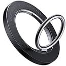 Magnetic Phone Ring Holder for MagSafe - Lamicall Magnetic Finger Phone Ring Stand Holder, Magnet Ring Grip, Compatible with iPhone 15 Pro Max, 14 Plus, 13 12 Mini, Mag Safe Accessories, Misty Black