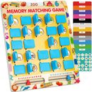 Matching Memory Game for Kids Age 3 4 5 6 7 8 Year Old Travel Toy for Boys