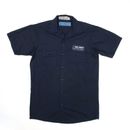 CINTAS Walmart Tire & Lube Express Worker Shirt Blue Short Sleeve Mens S