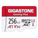 Gigastone 256GB Micro SD Card, Gaming Plus, MicroSDXC Memory Card for Nintendo-Switch, 100MB/s, 4K Video Recording, Action Camera, Wyze, GoPro,Dash Cam, Security Camera, UHS-I A1 U3 V30 Class 10