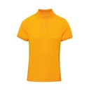 Premier Womens/Ladies Coolchecker Short Sleeve Pique Polo T-Shirt (Sonnenblume)