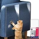 【NO PINS】 Eosarcu Cat Scratch Furniture Protector-12 Pack Single Side Couch Protector from Cat Claws, Premium Cat Couch Protector with Strong Stickiness, Anti Scratch Furniture Protector