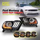 Headlights for 10-12 Ford Mustang S197 Sequential Turn Signal S550 LED DRL