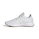 adidas Men's Swift Run Sneaker, White/White/Core Black, 9.5