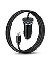 USB-C Car Charger, 3.4A USB Type C Car Charger Adapter & Fast Charge Cable Cords Cargador Carro Lighter for Galaxy S23 S22 S21 S20 S10 S9 S8 Note 20 9 8, LG V60 V50 G8 G7 Android Cigarette 12V
