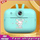 Kids Instant Print Portable Cartoon Camera for 3-12 Years Kids (Blue)