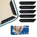 Jesties Pack of 10 Anti-Slip and Reusable Rug Grippers for Wooden and Hard Floors, Washable Rug Pads or Carpet Stickers for all Types and Sizes of Rugs (180x30x2mm)