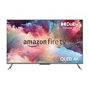 Amazon Fire TV 55-inch Omni QLED series 4K UHD smart TV, Dolby Vision IQ, local dimming, hands free with Alexa