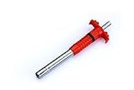 Violet (MK11) - Stainless Steel Lighter, Assorted, Regular Kitchen Gas Lighter for Gas Stoves (RED)