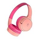 Belkin SoundForm Mini On-Ear Wireless Bluetooth Headphones for Kids with Built in Microphone - Pink