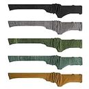 GUGULUZA Extra-Thick Gun Socks for Rifles with Scope, 5-Pack Silicone-Treated Knit Rifle Gun Sock Gun Sleeve for Storage, Anti-Rust, Drawstring Closure, Mixed Color