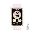 HUAWEI Watch Fit Smartwatch con Adattatore AP52, Display Amoled da 1.64", 97 Modalità di Allenamento, Monitoraggio della Frequenza Cardiaca 24/7, Sakura Pink