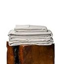 Olive + Crate Eucalyptus Cooling Pillowcase and Sheet Sets Queen Size | 100% Certified Tencel Fiber from Austria | Better Than Silk Linen Bamboo and Cotton | Deep Pocket Bedding | Oatmeal