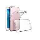 COVERNEW Transparent Rubber Silicone Back Cover for Vivo Y51L / Vivo Y51 /Vivo 1707 /Vivo Y51A - Transparent