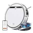 ILIFE V3x Robotic Vacuum Cleaner, Powerful Suction, Daily Schedule Cleaning, Ideal for Hard Floor, Hairs and Low Pile Carpet,Vacuum and Mop (White)