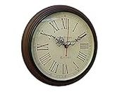 Nautical House Wooden Wall Clock Antique Style Art Unique Decorative for Home Decoration and Office Decoration - (12 inch) Brown