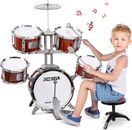 Drum Set for Kids Musical Instruments Kids Drum Set with Stool, Cymbal, Drum 4 1