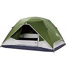 AGLORY 2-3 Person Camping Dome Tent, Easy Setup Tent for Family Waterproof Backpacking Hiking Outdoor.(Green)