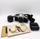 Canon AE-1 Program 35MM Film Camera with FD 50MM Lens, Manual etc Tested Working