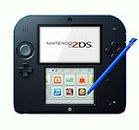 Nintendo 2DS - Konsole, blau und schwarz