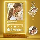 CustomKing Custom Spotify Plaque - Song Plaque with Picture - Personalized Gifts for Him Her - Valentines Day Gifts for Boyfriend Girlfriend - Anniversary Couple Gifts