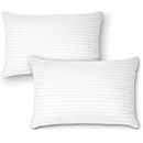 Sulana Classic White 5 Star Hotel Pillow with King Size Pillow Covers - Set of 2