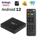 Q96 L1 Smart tv box android 10 Amlogic S905 L2 quad core 5G Wi-Fi 4K UHD H.265 iptv españa