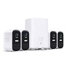 eufy Security eufyCam 2C Pro 4-Cam Kit Security Camera Outdoor, Wireless Home Security System with 2K Resolution, HomeKit Compatibility, 180-Day Battery Life, IP67, Night Vision, and No Monthly Fee