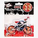 Grip and Tricks - Finger BMX Orange Pack 1 avec 2 Roues de Mini Vélo Freestyle supplémentaires et 1 Outil pour Finger Bike - Jouet à Doigt 6 pièces dès 6 Ans