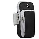 Gilary || Sports Running Anti-Slip Rubber Armband Mobile Holder Pouch Case for All Smartphones Up to 6 inch Screen ||