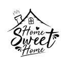 Home Sweet Home Wall Sticker - Hoe Sweet Home Wall Poster - Welcome Home Wall Sticker - 300GSM - Glossy - Strong Adhesive