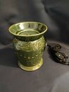 SCENTSY ENGLISH IVY (green) Ceramic Wax Warmer Detailed  Scrolling ~NEW~ RETIRED