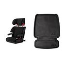 Clek Oobr High Back Booster Seat with Adjustable Headrest and Clek Mat-Thingy Car Seat Protector with Anti-Spill and Compression Damage Protection